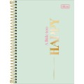 Foto ilustrativa Caderno Espiral Capa Dura 1/4 Happy 80 Folhas