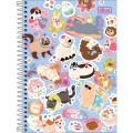 Foto ilustrativa Caderno Espiral Capa Dura 1/4 Hug Me 80 Folhas