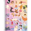 Foto ilustrativa Caderno Espiral Capa Dura 1/4 Hug Me 80 Folhas