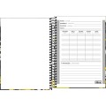 Foto ilustrativa Caderno Espiral Capa Dura 1/4 Hype 80 Folhas