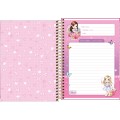 Foto ilustrativa Caderno Espiral Capa Dura 1/4 Jolie 80 Folhas
