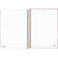 Foto ilustrativa Caderno Espiral Capa Dura 1/4 Jolie 80 Folhas
