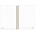 Foto ilustrativa Caderno Espiral Capa Dura 1/4 Jolie 80 Folhas