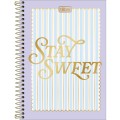 Foto ilustrativa Caderno Espiral Capa Dura 1/4 Linea 80 Folhas