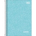 Foto ilustrativa Caderno Espiral Capa Dura 1/4 Lunix 160 Folhas