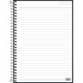 Foto ilustrativa Caderno Espiral Capa Dura 1/4 Lunix 80 Folhas