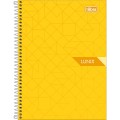 Foto ilustrativa Caderno Espiral Capa Dura 1/4 Lunix 80 Folhas