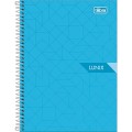 Foto ilustrativa Caderno Espiral Capa Dura 1/4 Lunix 80 Folhas
