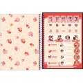 Foto ilustrativa Caderno Espiral Capa Dura 1/4 Minnie 80 Folhas