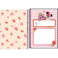 Foto ilustrativa Caderno Espiral Capa Dura 1/4 Minnie 80 Folhas