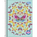 Foto ilustrativa Caderno Espiral Capa Dura 1/4 Pepper Feminino 160 Folhas