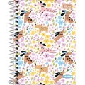Foto ilustrativa Caderno Espiral Capa Dura 1/4 Pepper Feminino 160 Folhas