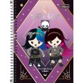 Foto ilustrativa Caderno Espiral Capa Dura 1/4 Plush Poison 80 Folhas