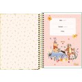 Foto ilustrativa Caderno Espiral Capa Dura 1/4 Pooh 80 Folhas