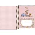 Foto ilustrativa Caderno Espiral Capa Dura 1/4 Pooh 80 Folhas