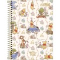 Foto ilustrativa Caderno Espiral Capa Dura 1/4 Pooh 80 Folhas