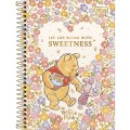 Foto ilustrativa Caderno Espiral Capa Dura 1/4 Pooh 80 Folhas