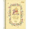 Foto ilustrativa Caderno Espiral Capa Dura 1/4 Pooh 80 Folhas