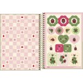 Foto ilustrativa Caderno Espiral Capa Dura 1/4 Scarlet 80 Folhas