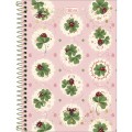 Foto ilustrativa Caderno Espiral Capa Dura 1/4 Scarlet 80 Folhas