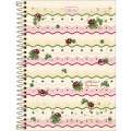 Foto ilustrativa Caderno Espiral Capa Dura 1/4 Scarlet 80 Folhas