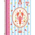 Foto ilustrativa Caderno Espiral Capa Dura 1/4 Seamalfi 80 Folhas
