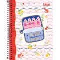 Foto ilustrativa Caderno Espiral Capa Dura 1/4 Seamalfi 80 Folhas