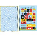 Foto ilustrativa Caderno Espiral Capa Dura 1/4 Snoopy 80 Folhas