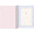 Foto ilustrativa Caderno Espiral Capa Dura 1/4 Soho 80 Folhas
