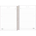 Foto ilustrativa Caderno Espiral Capa Dura 1/4 Soho 80 Folhas
