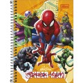 Foto ilustrativa Caderno Espiral Capa Dura 1/4 Spider-Man 80 Folhas