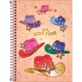 Foto ilustrativa Caderno Espiral Capa Dura 1/4 West Girl 80 Folhas