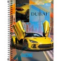 Foto ilustrativa Caderno Espiral Capa Dura 1/4 X-Racing 80 Folhas