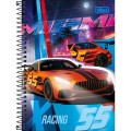 Foto ilustrativa Caderno Espiral Capa Dura 1/4 X-Racing 80 Folhas