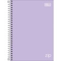 Foto ilustrativa Caderno Espiral Capa Dura 1/4 Zip Colors 160 Folhas