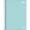 Foto ilustrativa Caderno Espiral Capa Dura 1/4 Zip Colors 80 Folhas