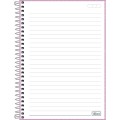Foto ilustrativa Caderno Espiral Capa Dura 1/4 Zoom+ Feminino 200 Folhas