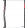 Foto ilustrativa Caderno Espiral Capa Dura 1/4 Zoom+ Masculino 200 Folhas