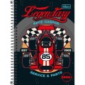 Foto ilustrativa Caderno Espiral Capa Dura 1/4 Zoom+ Masculino 200 Folhas