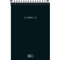 Foto ilustrativa Caderno Espiral Capa Dura Ao Alto 1/4 Cambridge 80 Folhas
