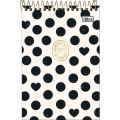 Foto ilustrativa Caderno Espiral Capa Dura Ao Alto 1/4 West Village 80 Folhas