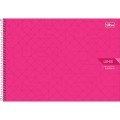 Foto ilustrativa Caderno Espiral Capa Dura Cartografia e Desenho Lunix 60 Folhas