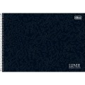 Foto ilustrativa Caderno Espiral Capa Dura Cartografia e Desenho Lunix 60 Folhas
