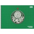 Foto ilustrativa Caderno Espiral Capa Dura Cartografia Palmeiras 80 Folhas