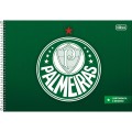 Foto ilustrativa Caderno Espiral Capa Dura Cartografia Palmeiras 80F
