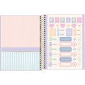 Foto ilustrativa Caderno Espiral Capa Dura Colegal 1 Matéria Linea 80 Folhas