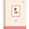 Foto ilustrativa Caderno Espiral Capa Dura Colegial 1 Matéria Brownie 60 Folhas