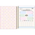 Foto ilustrativa Caderno Espiral Capa Dura Colegial 1 Matéria Happy 80 Folhas