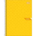 Foto ilustrativa Caderno Espiral Capa Dura Colegial 1 Matéria Lunix 80 Folhas