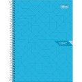 Foto ilustrativa Caderno Espiral Capa Dura Colegial 1 Matéria Lunix 80 Folhas
